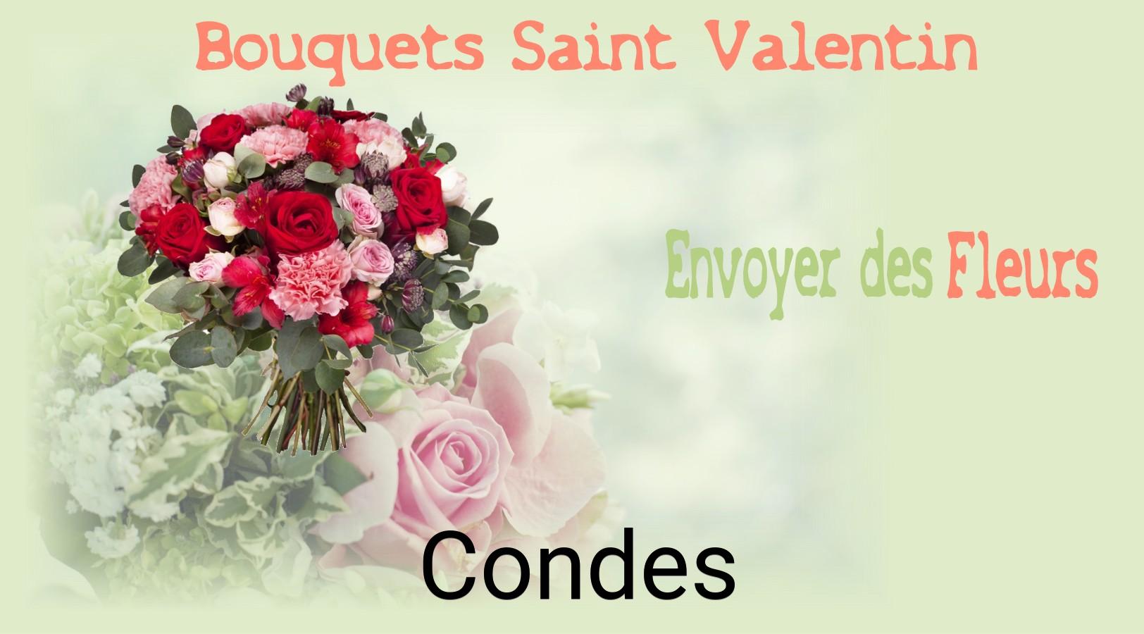 Roses de Saint-Valentin livrées à Condes